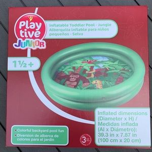 Inflatable Kids Toddler Swimming Pool 40" diameter